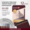 Карандаши чернографитные художественные 4H-8B, НАБОР 12 шт., В ПЕНАЛЕ, BRAUBERG ART "PREMIERE", 181895 181895