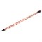 Карандаш чернографитный BRAUBERG "HEARTS", 1 шт., HB, с ластиком, корпус ассорти, 181762 181762