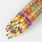 Карандаш с многоцветным грифелем ЮНЛАНДИЯ MAGIC, 1 шт., туба, шестигранный, утолщенный грифель 5 мм, натуральное дерево, 181373 181373