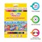Карандаши цветные ЮНЛАНДИЯ "ДОМИКИ", 18 цветов, шестигранные, грифель 3 мм, 181837 181837