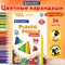 Карандаши цветные BRAUBERG PREMIUM, 36 цветов, трехгранные, грифель 3 мм, 181664 181664