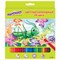 Карандаши цветные ЮНЛАНДИЯ "В ГОСТЯХ У БУКАШЕК", 24 цвета, классические заточенные, 181380 181380