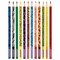 Карандаши цветные ЮНЛАНДИЯ "САФАРИ", 12 цветов, корпус с печатью, трехгранные, грифель 3 мм, натуральное дерево,181580 181580