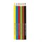 Карандаши цветные утолщенные BRAUBERG, 6 цветов, трехгранные, грифель 5 мм, натуральное дерево, 180835 180835