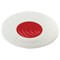 Ластик BRAUBERG "Oval PRO", 40х26х8 мм, овальный, красный пластиковый держатель, 229560 - фото 49189491