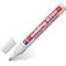 Маркер-краска лаковый (paint marker) EDDING "8750", БЕЛЫЙ, 2-4 мм, круглый наконечник, алюминиевый корпус, E-8750/49 150599 - фото 49195255