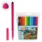 Фломастеры KOH-I-NOOR "Совы", 12 цветов, смываемые, трехгранные, пластиковая упаковка, европодвес, 771012AB01TE - фото 49208575