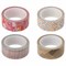 Клейкая WASHI-лента для декора, 15 мм х 5 м, ассорти, в дисплее, рисовая бумага, ОСТРОВ СОКРОВИЩ, 661719 661719