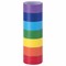 Клейкие WASHI-ленты для декора РАДУЖНЫЕ, однотонные, 15 мм х 3 м, 7 цветов, рисовая бумага, ОСТРОВ СОКРОВИЩ, 661702 661702
