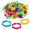 Конструктор POP-BEADS для творчества, игр и создания украшений, 150 бусин, основы для браслетов, колец, BRAUBERG KIDS, 664697 664697
