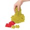 Песок для лепки кинетический BRAUBERG KIDS, желтый, 500 г, 2 формочки, ведерко, 665091 665091