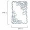 Нож "Цветочная рамка" для Машинки для вырубки и тиснения ОС-5, 105х148 мм, ОСТРОВ СОКРОВИЩ, 663819, 861-132-015 663819
