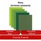 Цветной фетр МЯГКИЙ А4, 2 мм, 5 листов, 5 цветов, плотность 170 г/м2, оттенки зеленого, ОСТРОВ СОКРОВИЩ, 660643 660643