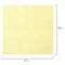 Салфетки бумажные 100 штук, 24х24 см, LAIMA, жёлтые (пастельный цвет), 100% целлюлоза, 126908 126908
