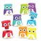 LER6711 Развивающая игрушка "Цветные совы" (серия Snap-N-Learn, 20 элементов) LER6711