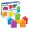 LER3370 Развивающая игрушка "Домики для сортировки" (12 элементов) LER3370