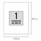 Этикетка самоклеящаяся 210х297 мм, 1 этикетка, белая, 80 г/м2, 100 листов, STAFF, 115173 115173