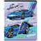 Тетрадь А5, 48 л., BRAUBERG, скоба, клетка, глянцевый лак, "Race" (микс в спайке), 404349 404349