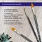 Кисти художественные набор 5 шт., синтетика, BRAUBERG ART CLASSIC, № 1-10, 200958 200958