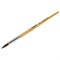 Кисть ПИФАГОР, ПОНИ, круглая, № 5, деревянная лакированная ручка, с колпачком, 200834 200834