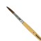 Кисть ПИФАГОР, ПОНИ, круглая, № 7, деревянная лакированная ручка, колпачок, пакет с подвесом, 200836 200836