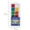 Краски акварельные BRAUBERG "АКАДЕМИЯ" 12 цветов, медовые, квадратные кюветы, пластиковый пенал, 191805 191805