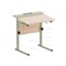 Стол ученический с наклоном столешницы (0-15°) на прямоугольной трубе СТО1прРН