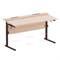 Стол ученический с наклоном столешницы (0-15°) на прямоугольной трубе СТО2прРН