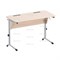 Стол ученический с наклоном столешницы (0-24°) на плоскоовальной трубе СТО2поР (0-24°)