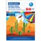 Цветная бумага А4 2-сторонняя мелованная, 20 листов 10 цветов, в папке, BRAUBERG, 200х280 мм, "Кактусы", 115171 115171