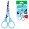 Ножницы 130 мм с цветной печатью "Пингвины", голубые, закругленные, BRAUBERG KIDS, 232271 232271