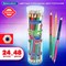 Карандаши цветные двусторонние BRAUBERG PREMIUM TWIN COLOUR, 24 шт., 48 цв., туба, шестигранные, грифель 3,3 мм, натуральное дерево, 181876 181876