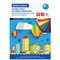 Картон цветной А4 ТОНИРОВАННЫЙ В МАССЕ, 48 листов 12 цветов, склейка, 180 г/м2, BRAUBERG, 210х297 мм, 124744 124744