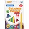 Карандаши цветные BRAUBERG PREMIUM, 18 цветов, трехгранные, грифель 3 мм, 181662 181662
