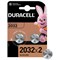 Батарейки литиевые DURACELL Lithium ОРИГИНАЛ CR2032 "таблетки, дисковые, кнопочные" КОМПЛЕКТ 2 шт. 454659