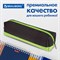 Пенал-косметичка BRAUBERG, мягкий, "Black&Bright", черно-зеленый, 21х5х5 см, 229005 229005