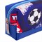Пенал ЮНЛАНДИЯ, 1 отделение, полиэстер, "Football", синий, 19х4х6 см, 270270 270270