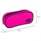 Пенал-косметичка BRAUBERG овальный, полиэстер, "Pink", 22х9х5 см, 229270 229270