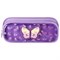 Пенал мягкий ЮНЛАНДИЯ, 2 отделения, полиэстер, "Butterfly", фиолетовый, 21х6х9 см, 270256 270256