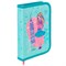 Пенал BRAUBERG, 1 отделение, 1 откидная планка, ткань, 20х14 см, "Girl", 229283 229283