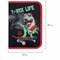 Пенал ПИФАГОР, 1 отделение, 2 откидные планки, полиэстер, 20х14 см, "T-Rex Life", 271513 271513