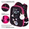 Ранец BRAUBERG LUMINOUS, 2 отделения, с брелоком, "Cats first", СВЕТЯЩИЙСЯ РИСУНОК, 38х29х16 см, 271367 271367