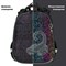 Ранец BRAUBERG LUMINOUS, 2 отделения, с брелоком, "Scorpio", СВЕТЯЩИЙСЯ РИСУНОК, 38х29х16 см, 271368 271368