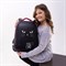 Ранец BRAUBERG SHINY, 2 отделения, с брелоком, "Glad to be cat", 38х28х14 см, 271382 271382