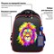 Ранец BRAUBERG FIT, 2 отделения, "Colorful lion", 38х27х14 см, 270618 270618