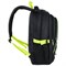 Рюкзак BRAUBERG HIGH SCHOOL универсальный, 3 отделения, "Акцент", черный/салатовый, 46х31х18 см, 270761 270761
