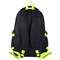 Рюкзак BRAUBERG HIGH SCHOOL универсальный, 3 отделения, "Акцент", черный/салатовый, 46х31х18 см, 270761 270761