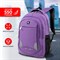 Рюкзак BRAUBERG HIGH SCHOOL универсальный, 3 отделения, "Стимул", фиолетовый, 46х31х18 см, 225516 225516