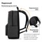 Рюкзак BRAUBERG ENERGETIC универсальный, эргономичный, "Recycle", черный\серый, 43х30х16 см, 270796 270796