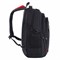 Рюкзак BRAUBERG TITANIUM универсальный, 3 отделения, черный, красные вставки, 45х28х18 см, 226376 226376